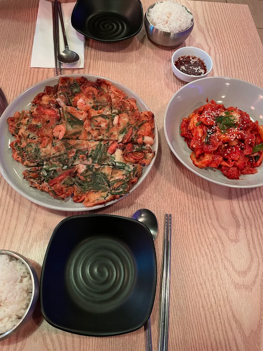 Seafood & Chive Pancake