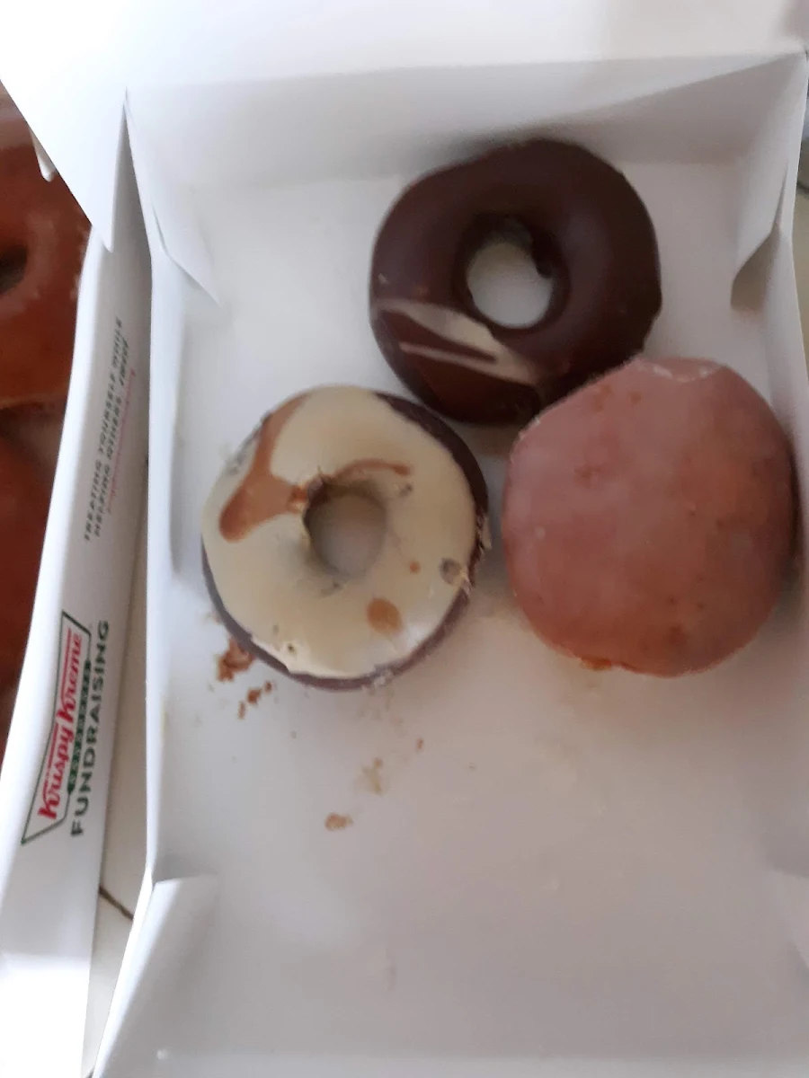 One Lemon Filled Donut 2 Different Reese's Flavored Donuts