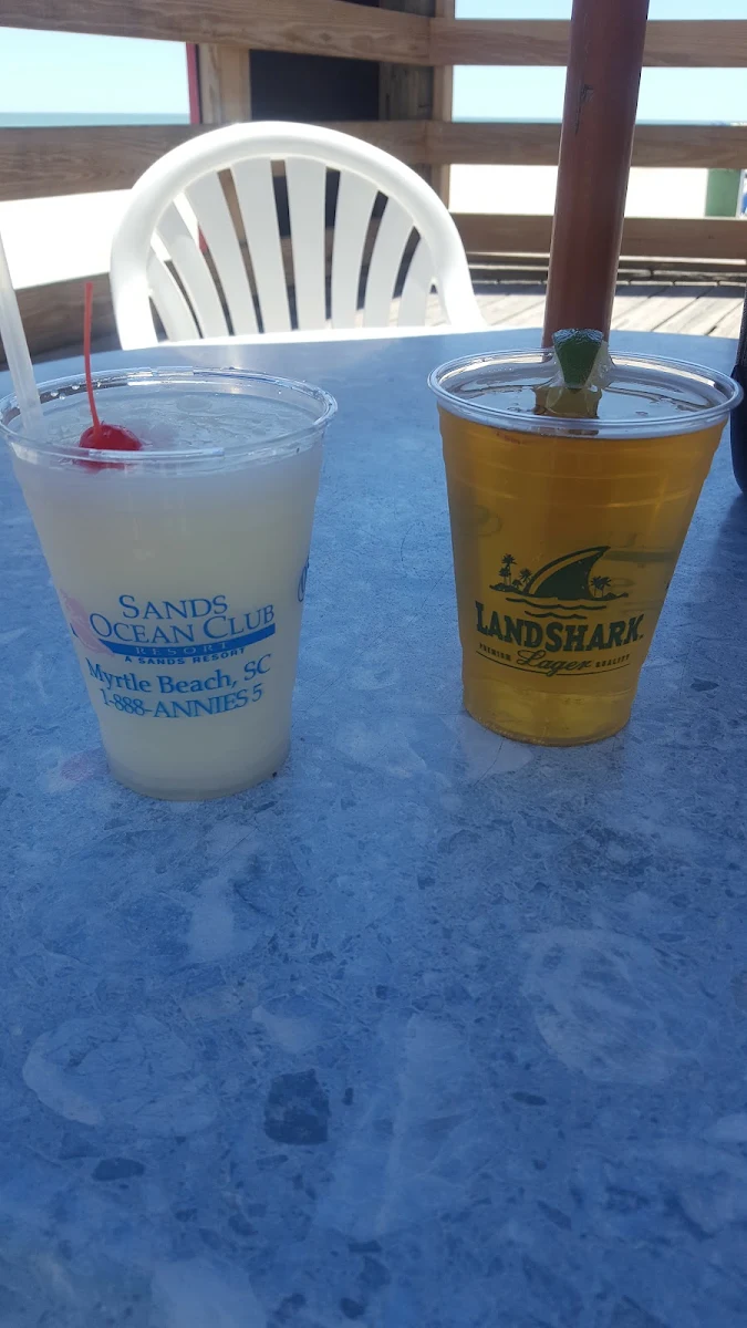 Landshark Beer & Pina Colada