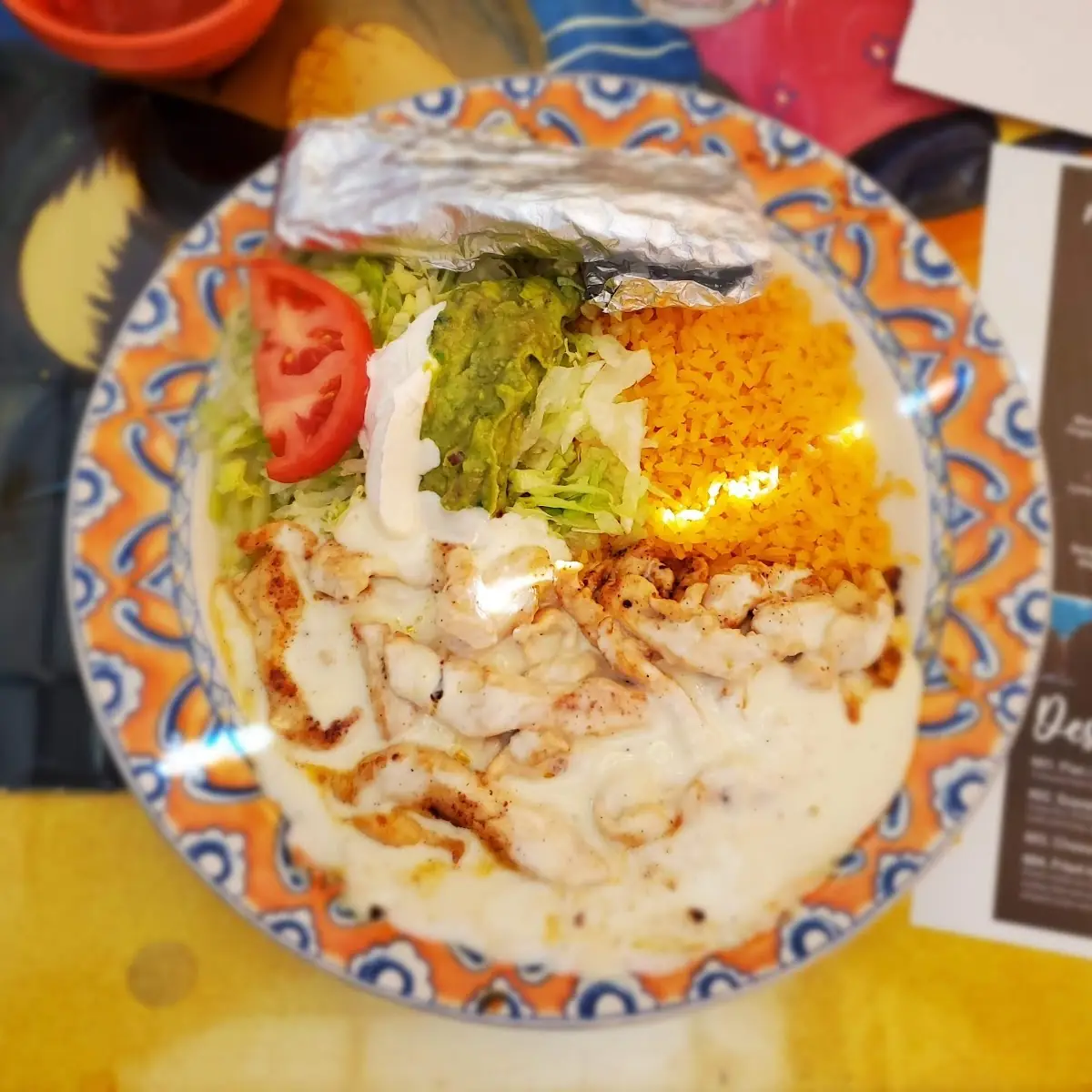 Pollo a La Crema