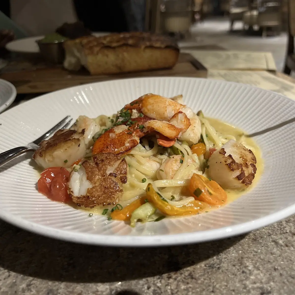 Seafood Scampi