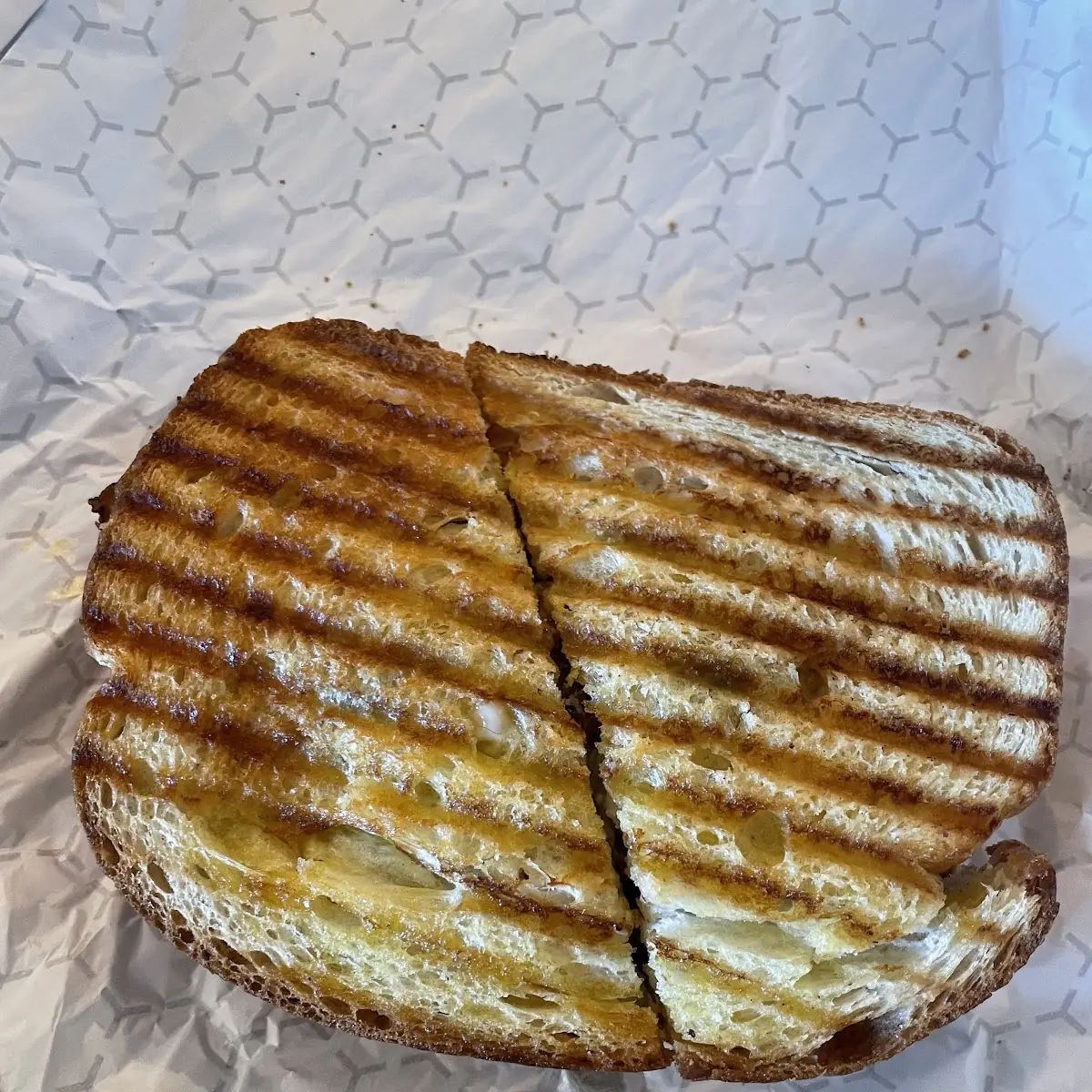 Panini Hummus Toast