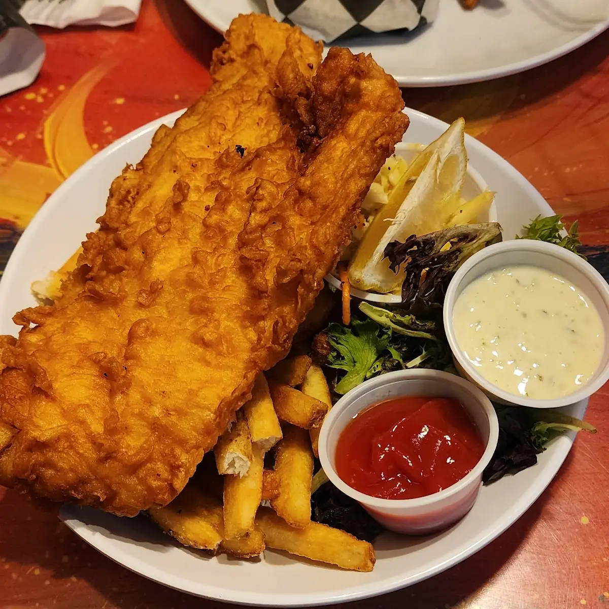 Beer Battered Fish & Chips
