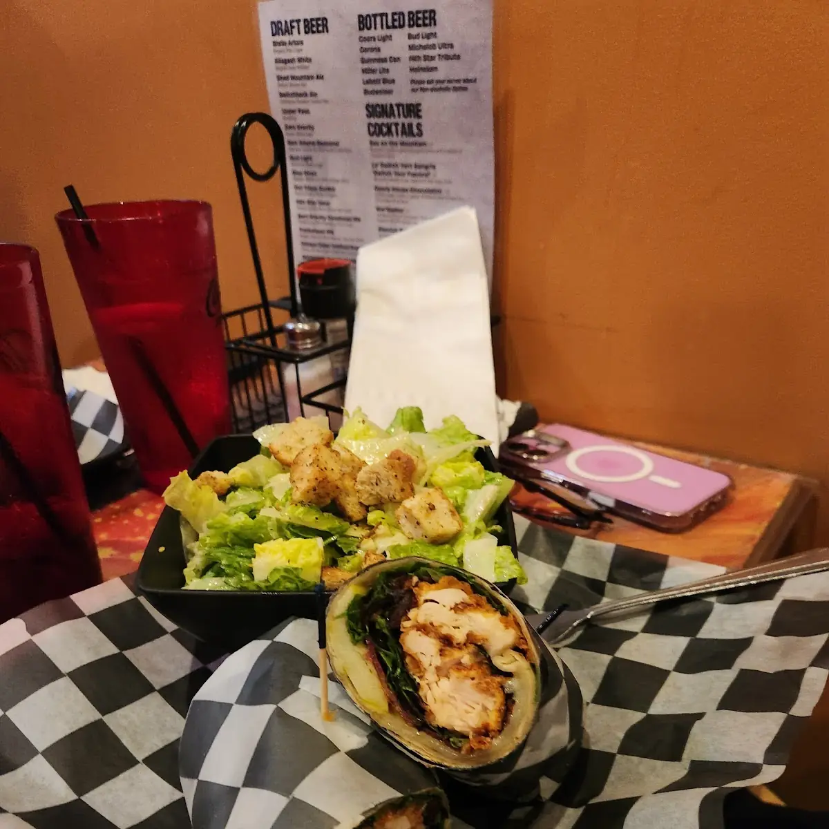 Taylor Park Chicken Caesar Wrap