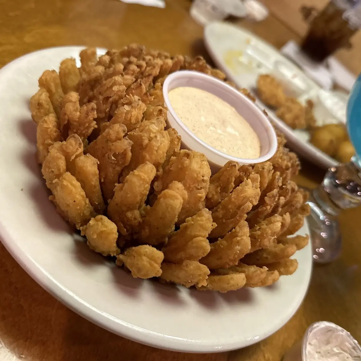 Fried Blooming Onion with Dipping Sauce
