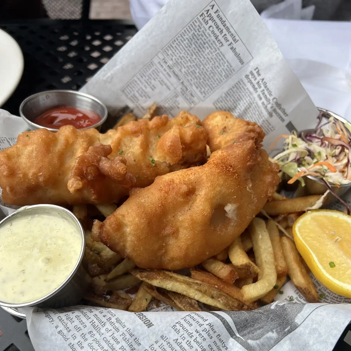 Beer-Battered Fish & Chips