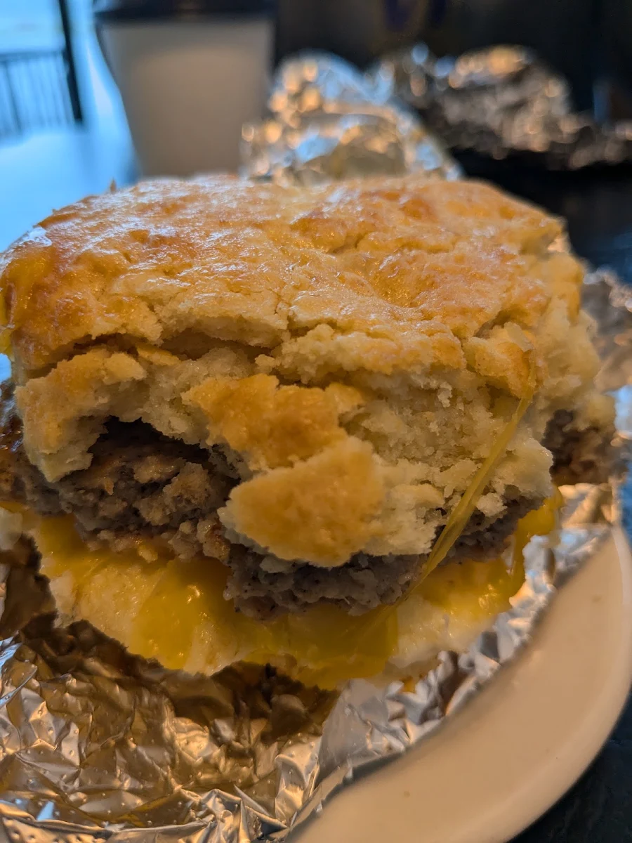 Breakfast Sandwich on Biscuit
