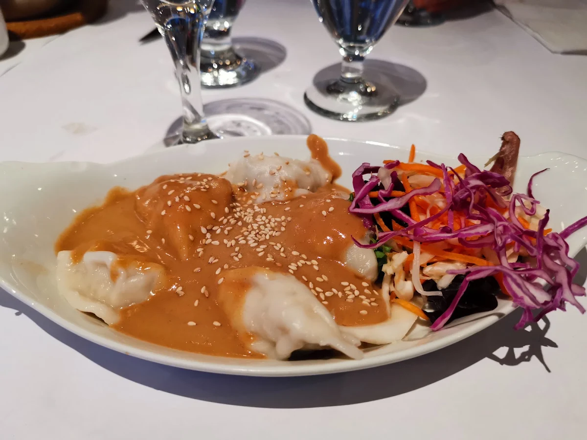 Dumplings Peanut Sauce Dumplings