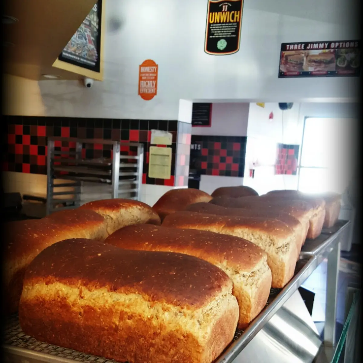 Freshly Baked Wheat Bread
