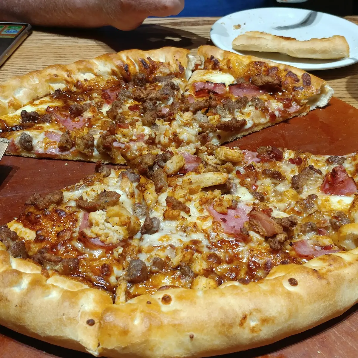 Stuffed Crust Meat Lovers with Extra Cheese