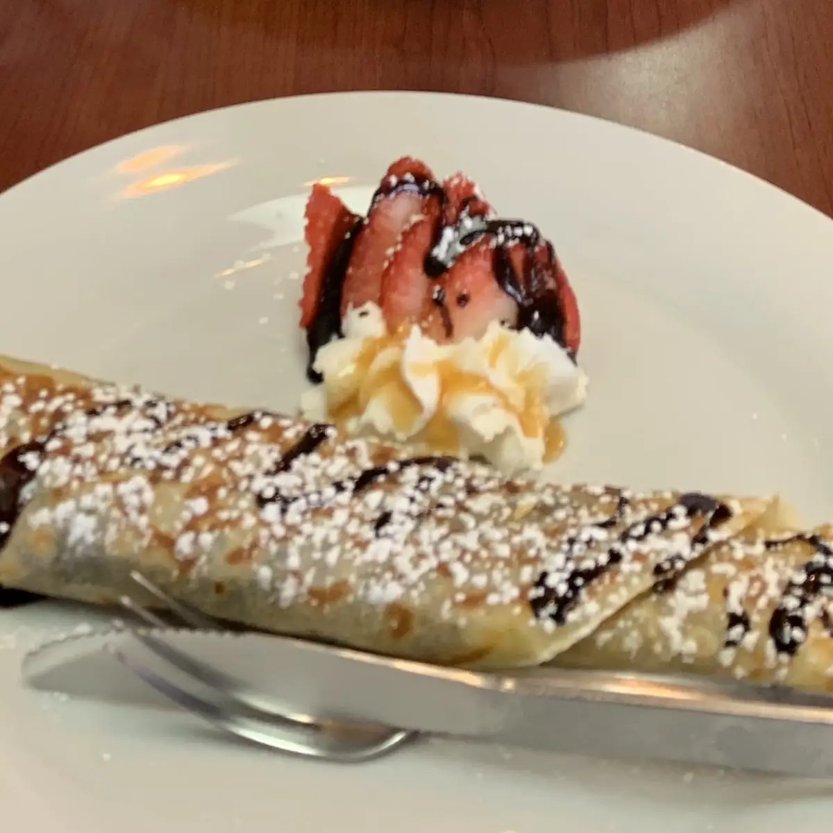 Blueberry Lemon Curd Crepe