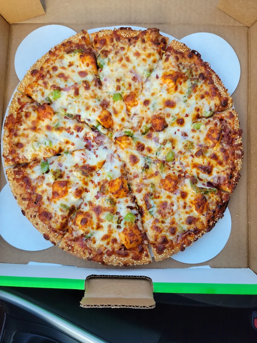Spicy Paneer Tikka Pizza, Red Swan Pizza - Calgary Macleod Trail