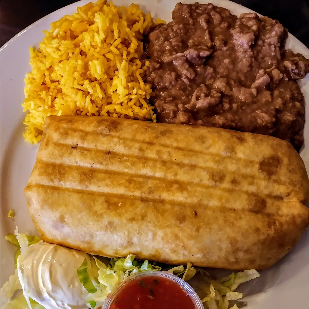Carne Asada Steak Chimichanga