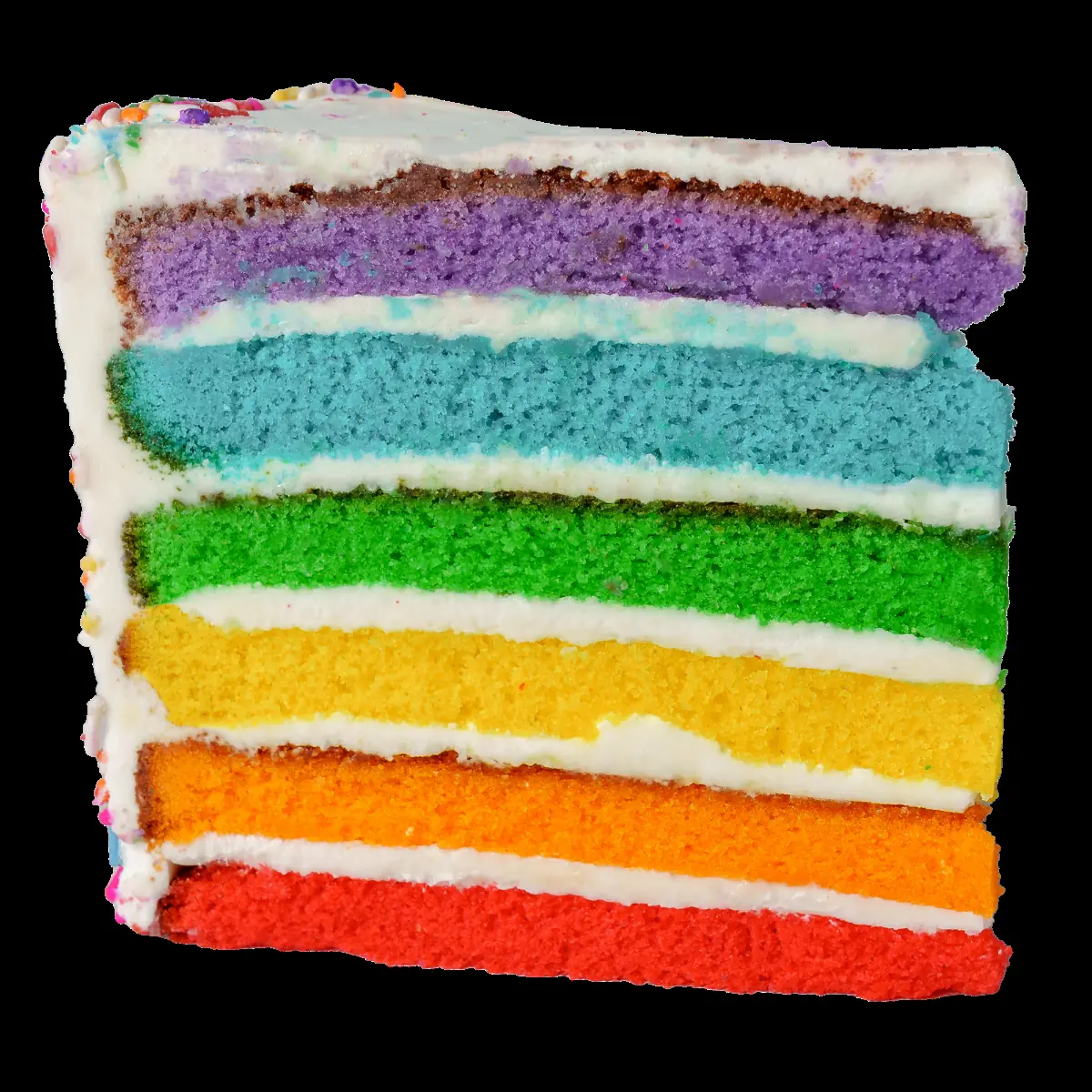 Rainbow Cookie Iced Latte