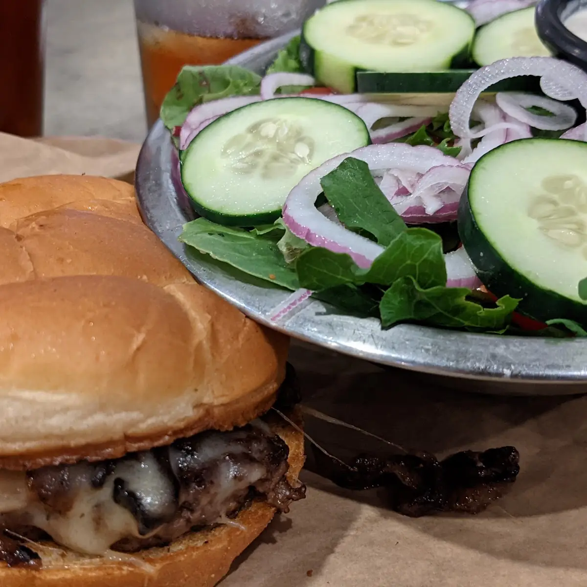 Mushroom Swiss Burger
