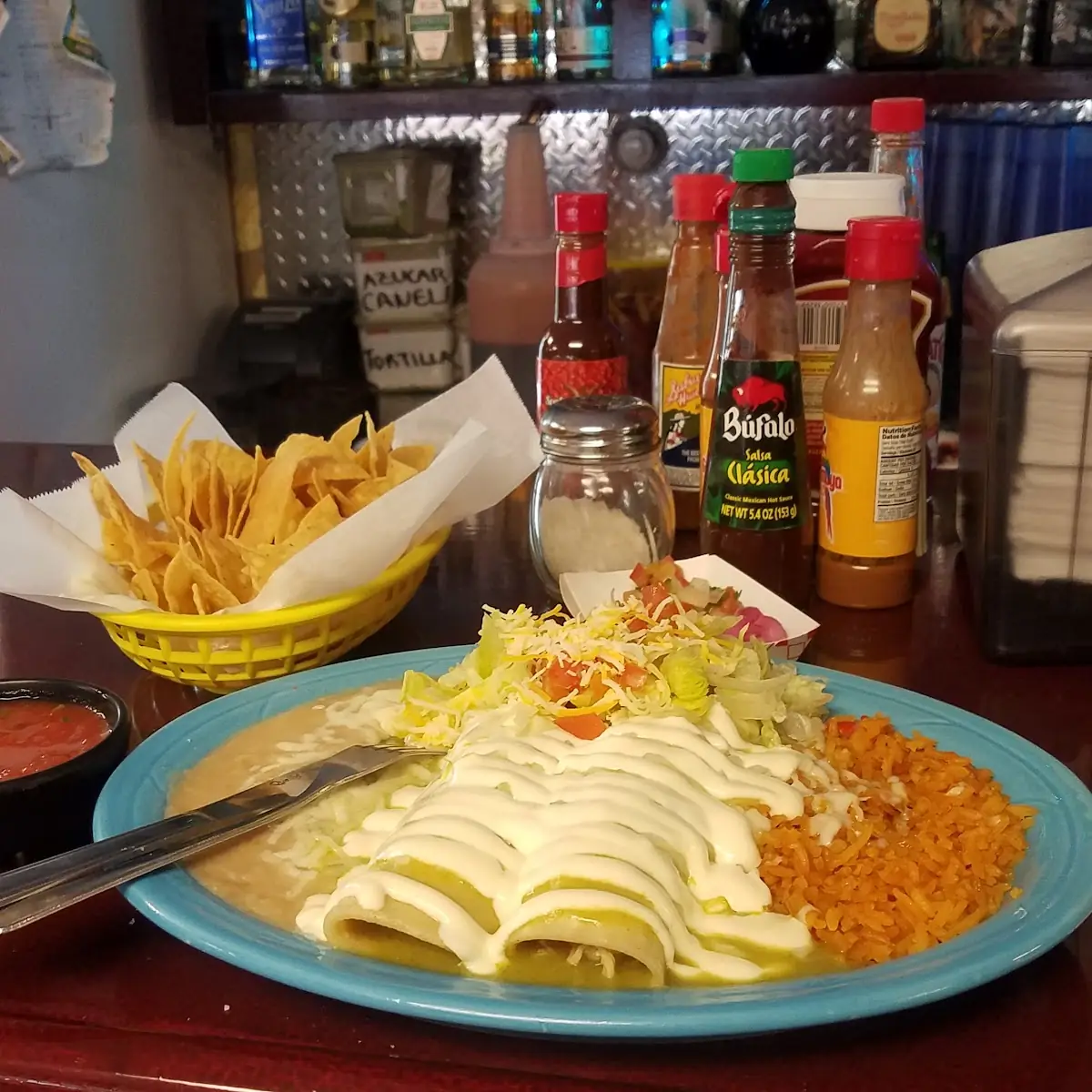 Verde Enchiladas Verdes