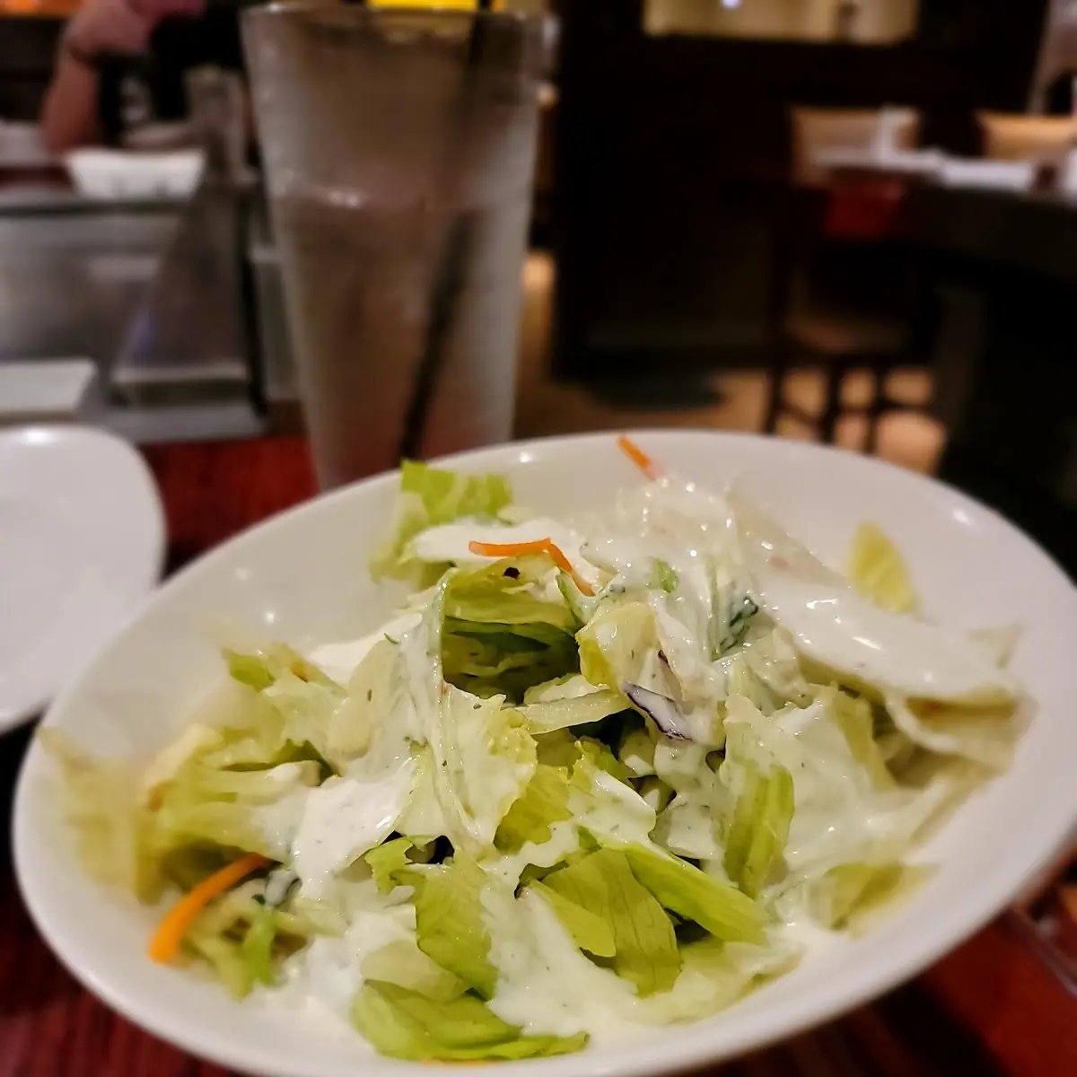 Salad with Ranch Dressing
