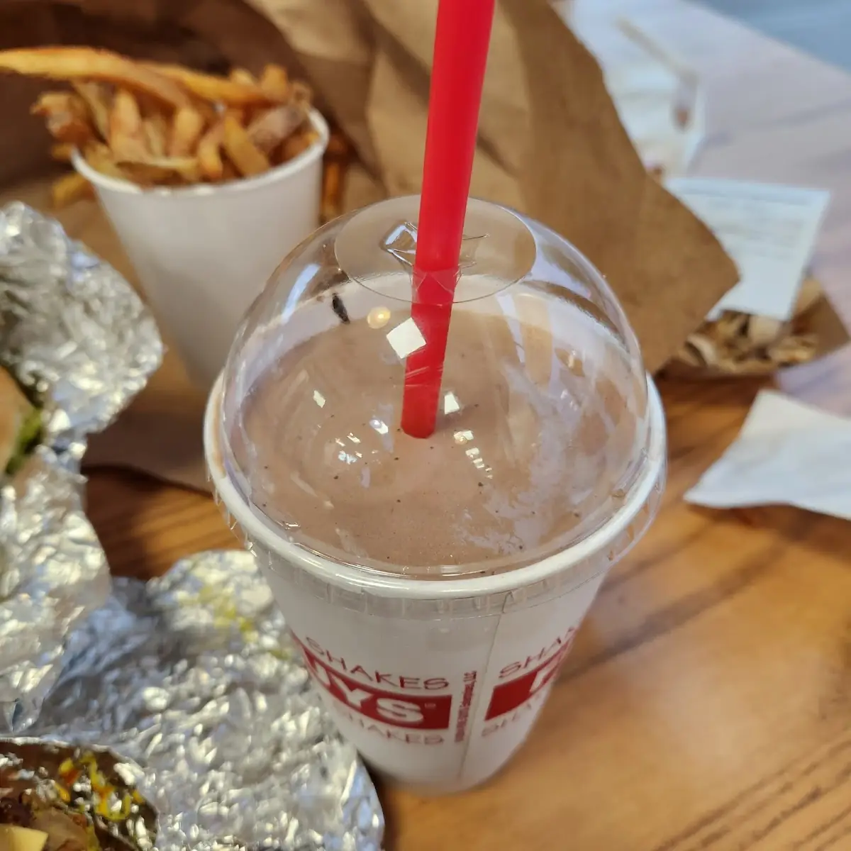 Five Guys Shake Chocolate