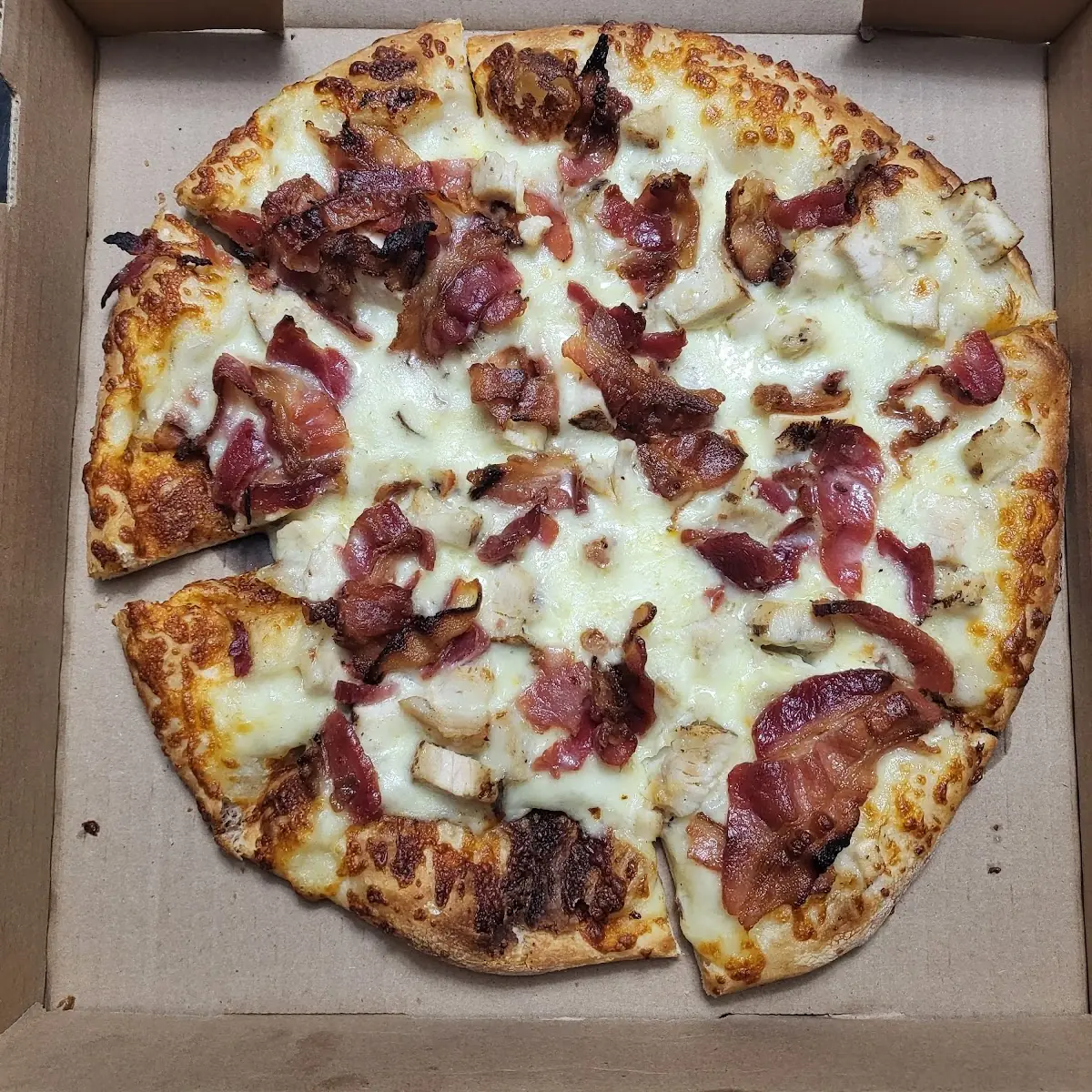 Chicken Bacon Ranch Pizza