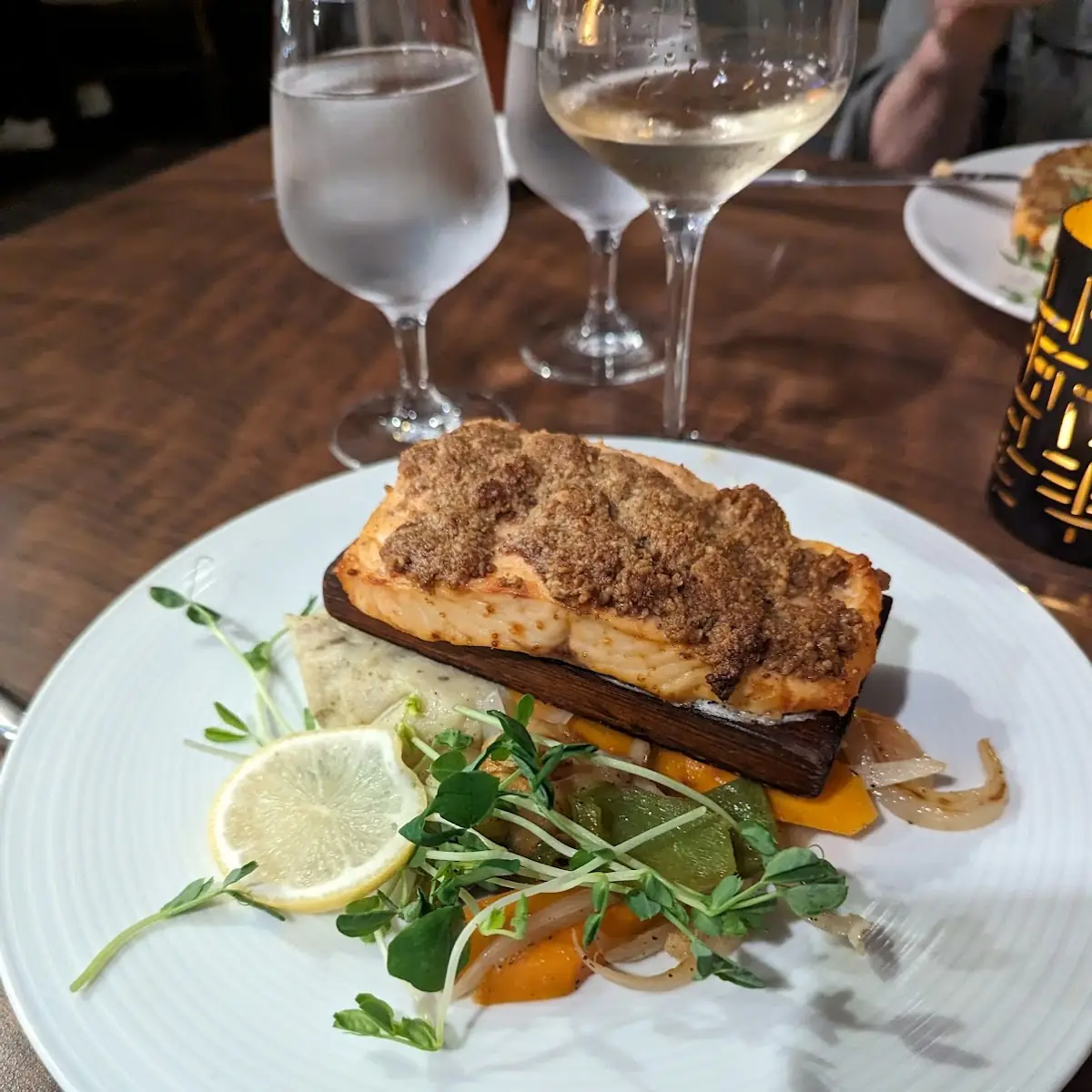 Salmon on a Plank