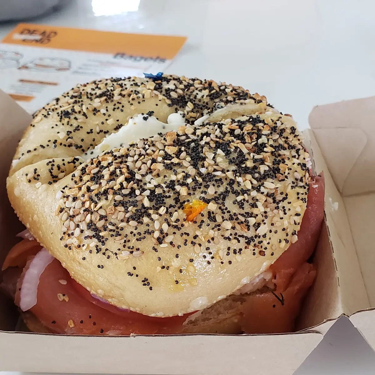 Lox on Everything Bagel