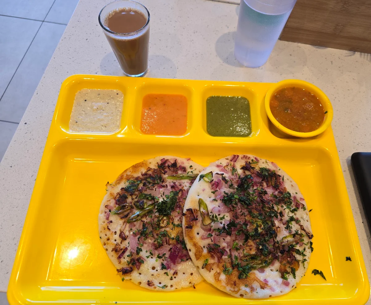 Onion Tomato Uthappam, Dosa Kitchen | South Indian Dosa Restaurant | Scarborough