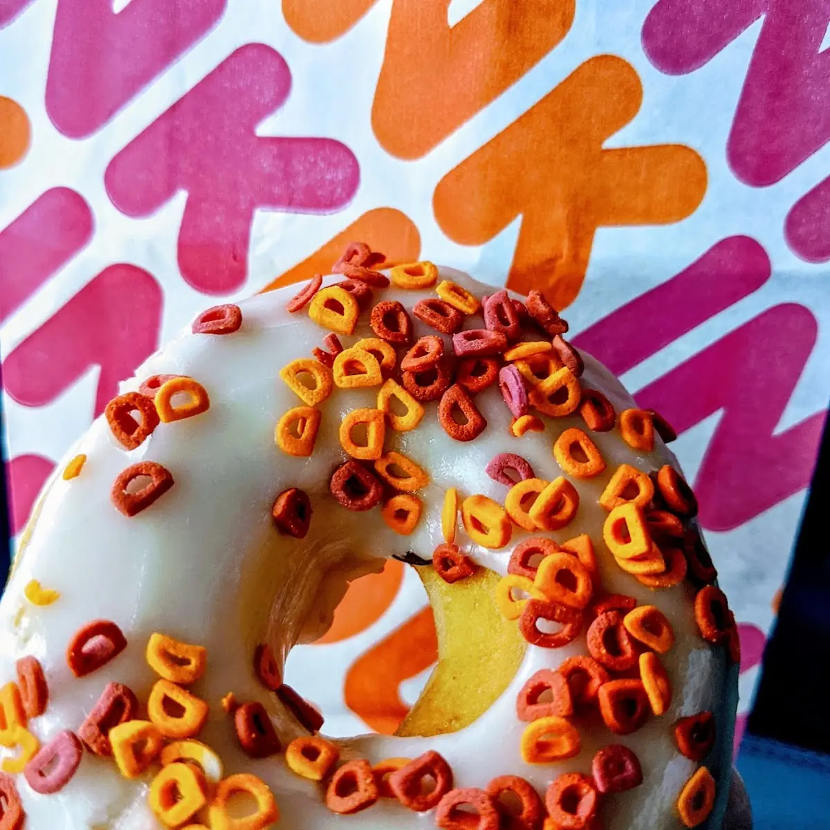 Vanilla Frosted Donut
