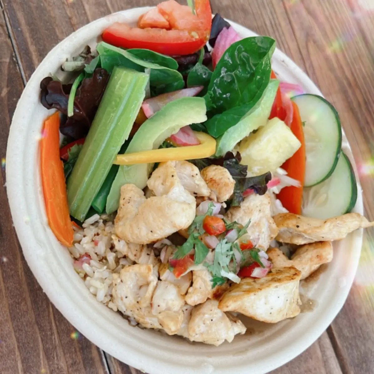 Bowl De Pollo Chicken Poke Bowl