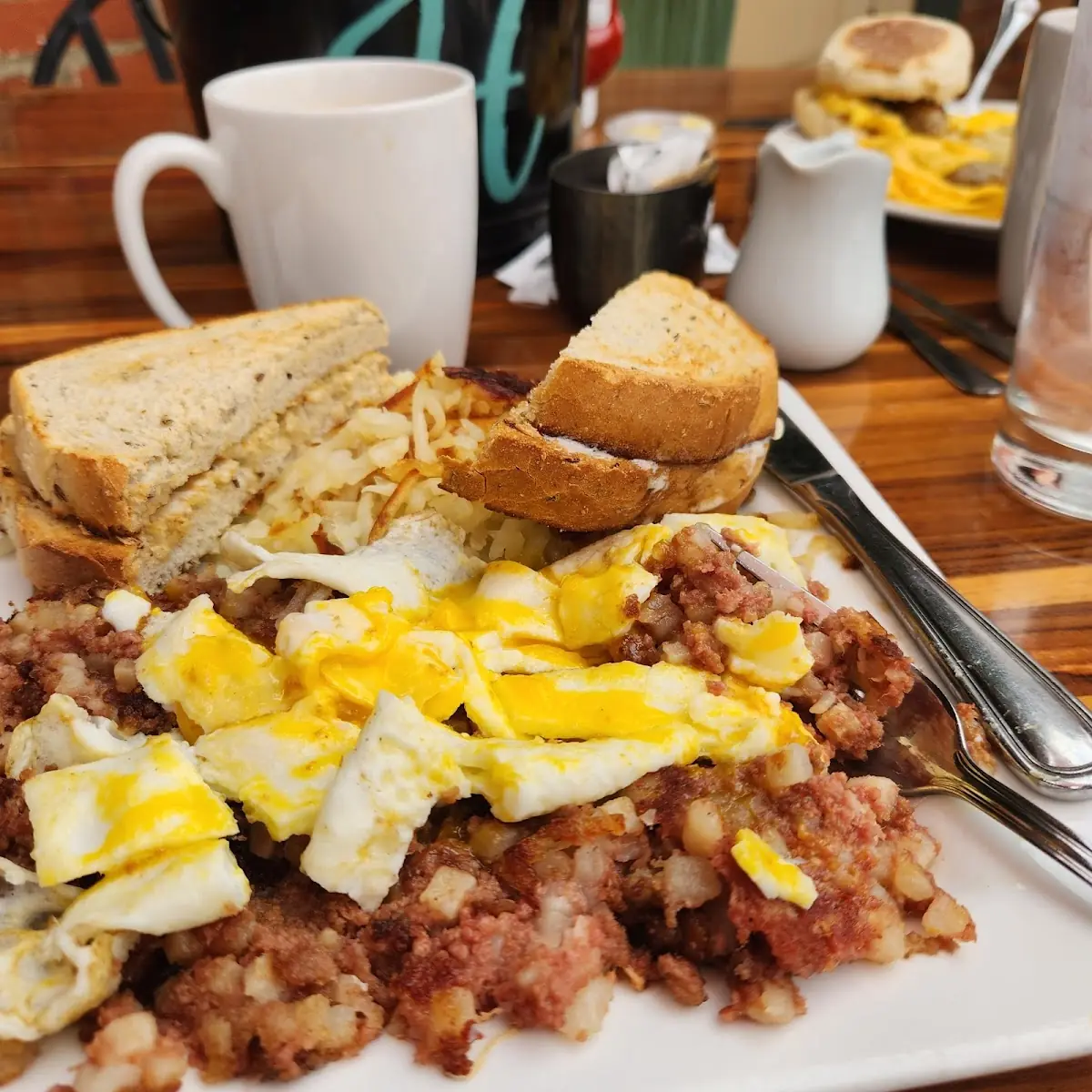 Corned Beef Hash and Eggs
