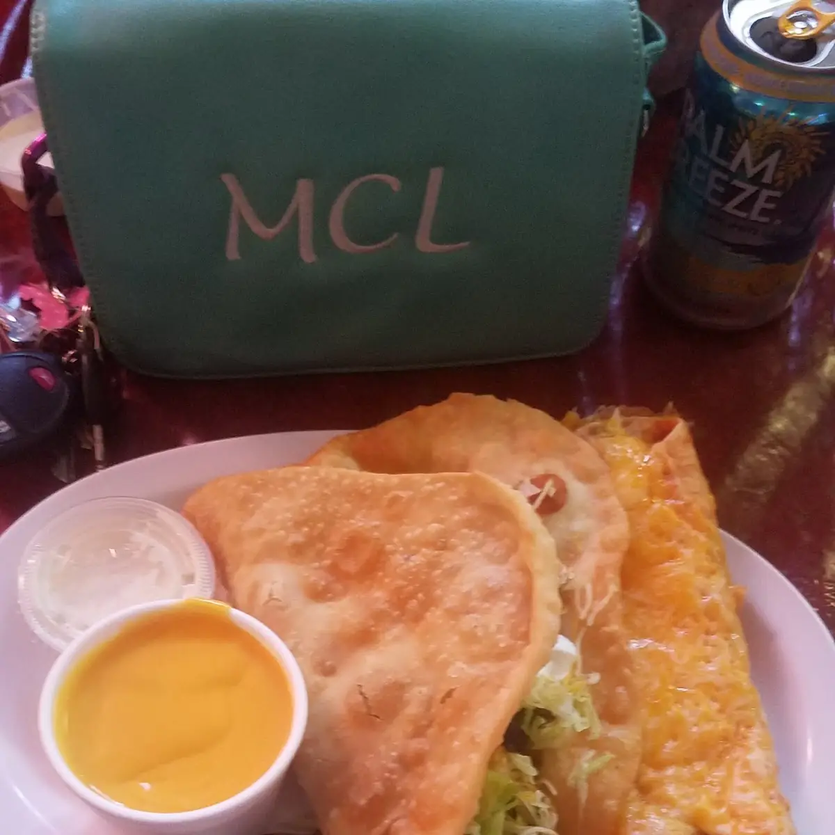 Loaded Taco with a Beef Enchilada