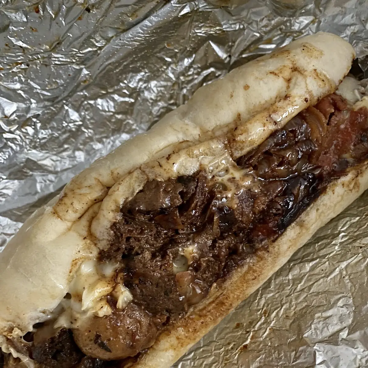 Mushroom Pepper Jack Cheese Steak Sandwich