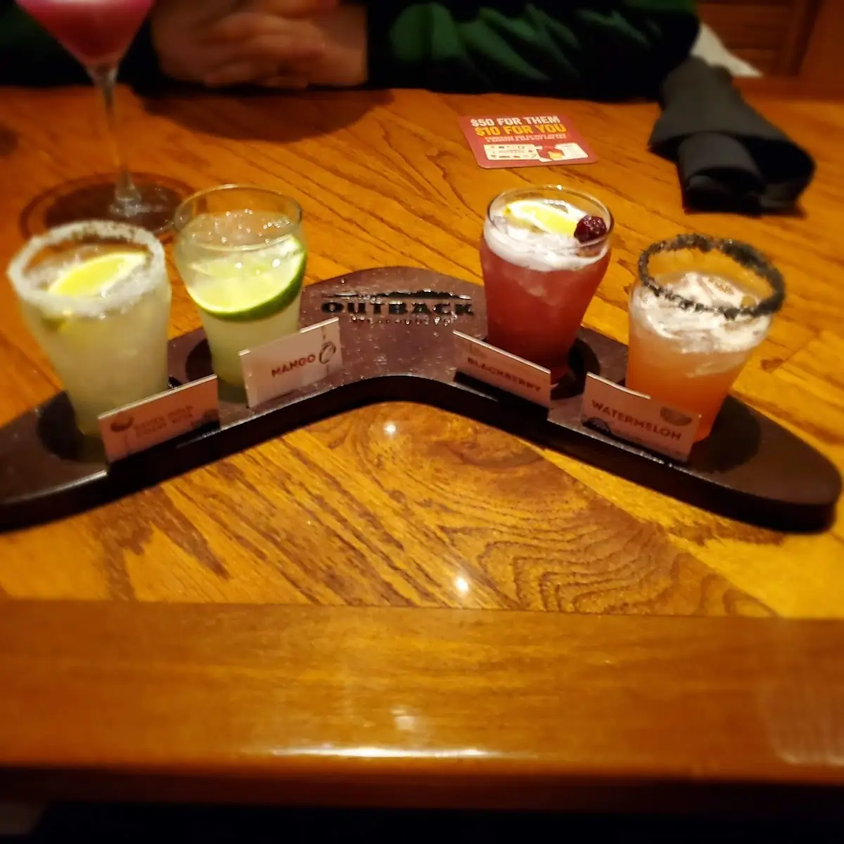 Boomerang Margarita Flight