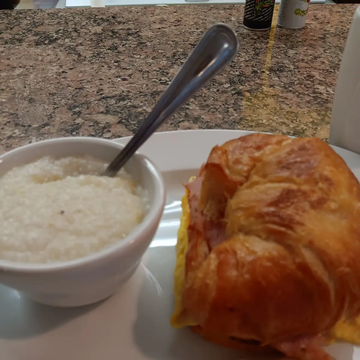 Ham Egg and Cheese Croissant