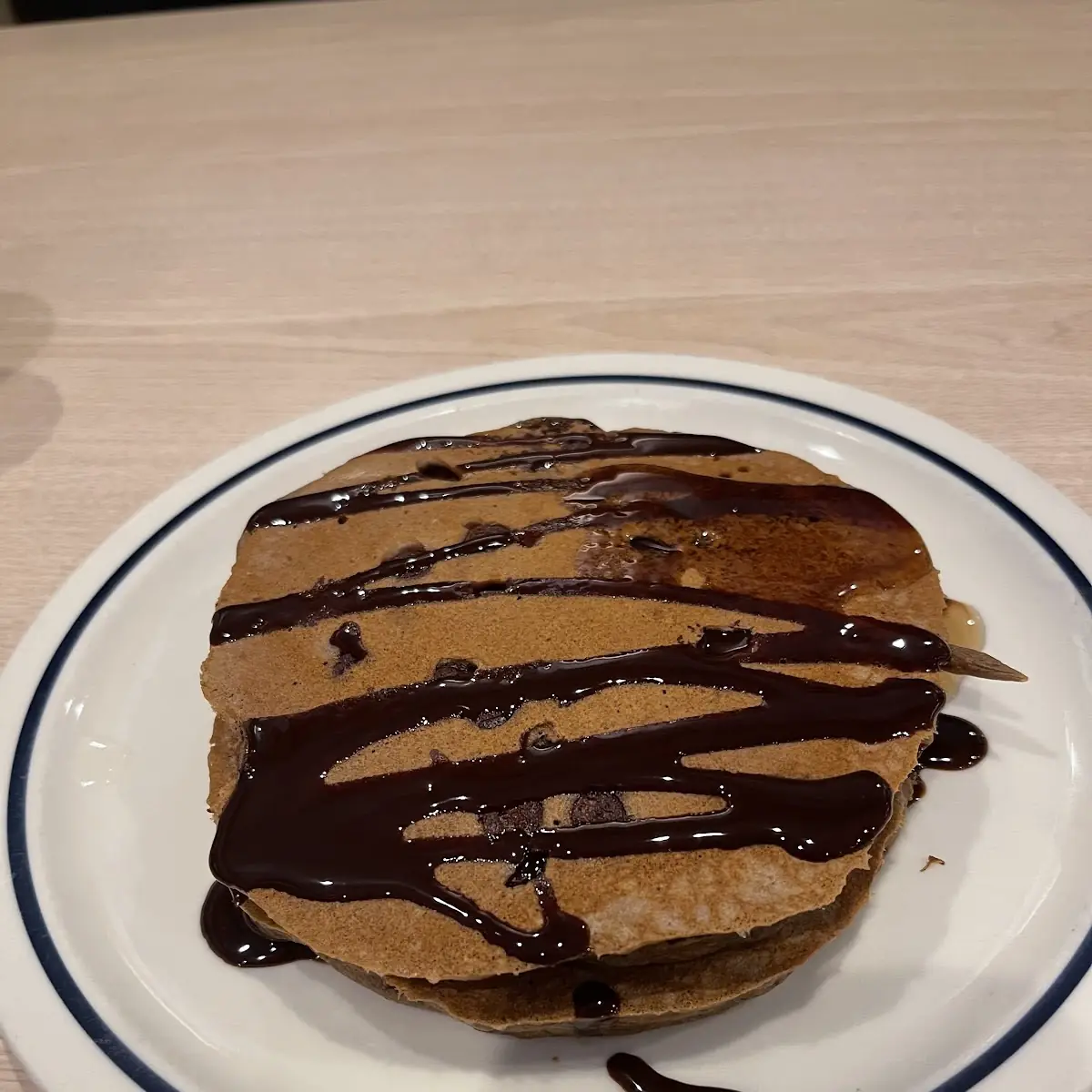 Belgian Dark Chocolate Mousse Pancakes