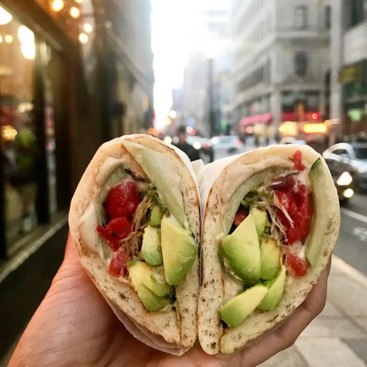 Turkey Swiss Hummus Wrap