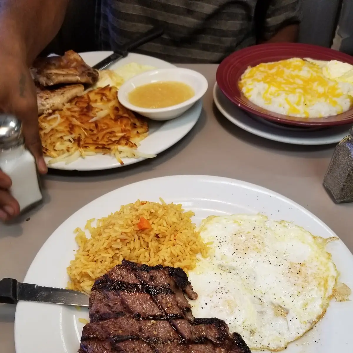Top Sirloin Steak and Eggs