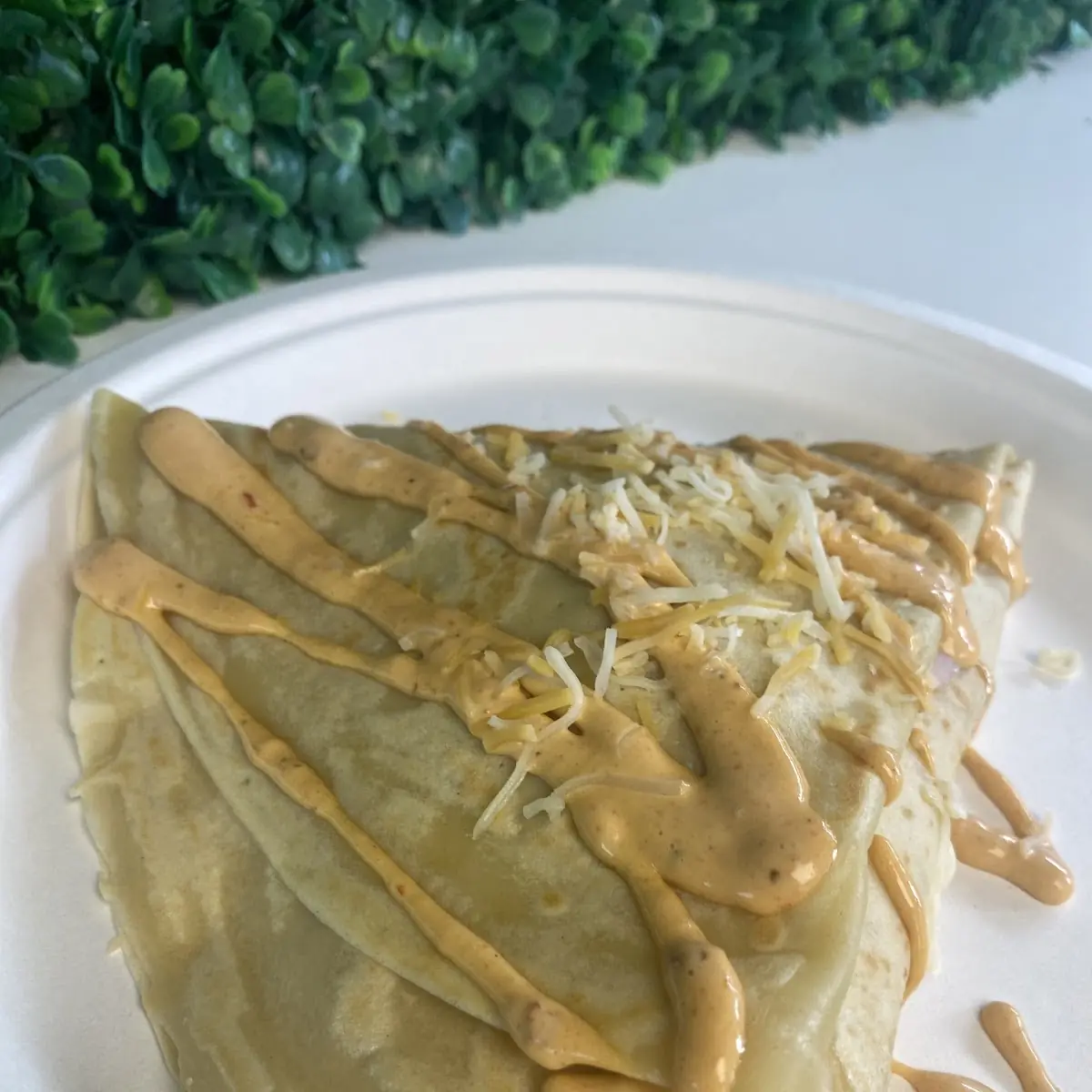 Ham and Cheese Crepe
