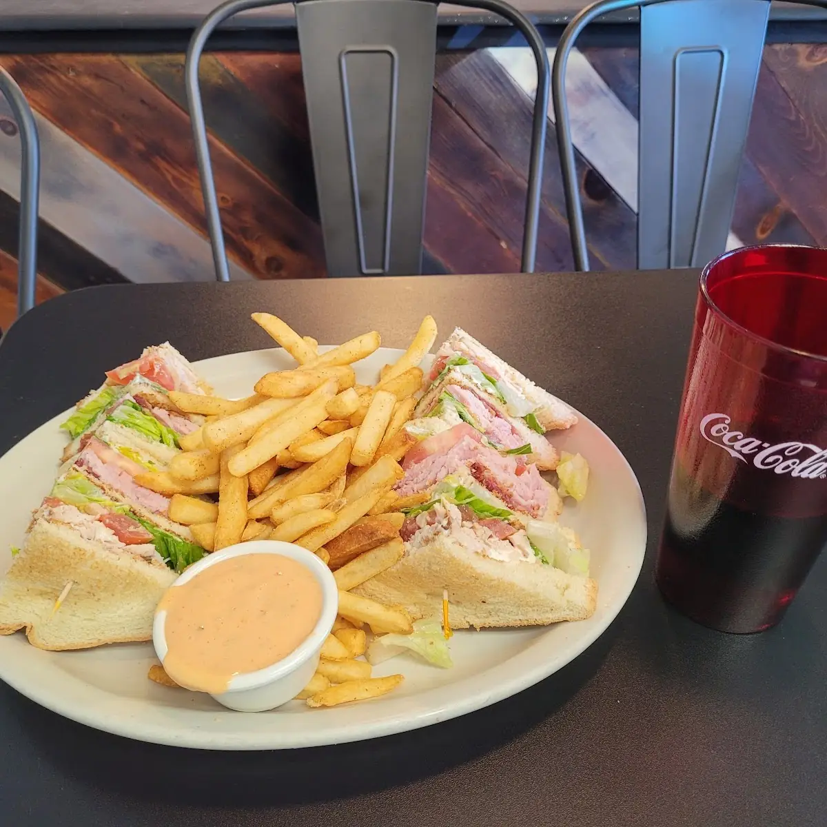Clubhouse Sandwich with Fries