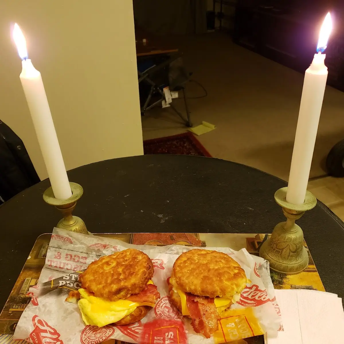 Bacon and Egg Biscuit