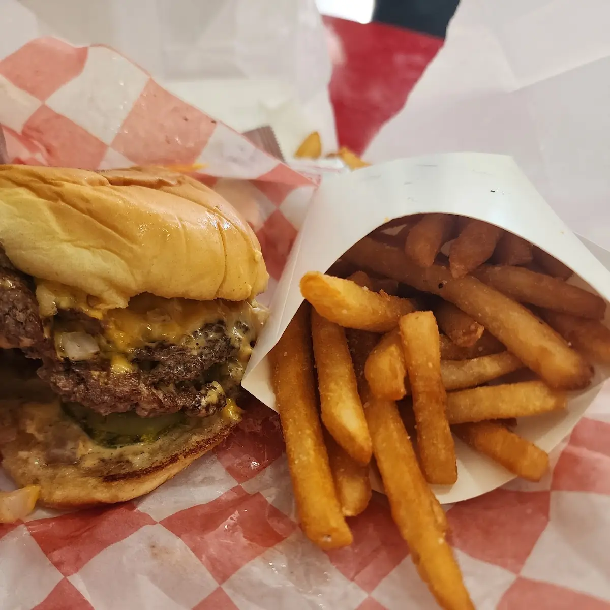 Double Cheeseburger Combo with Everything so Heavenly Lol