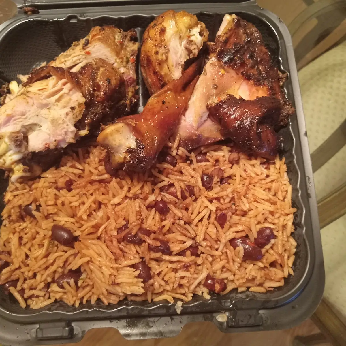 Jerk Chicken Rice and Peas