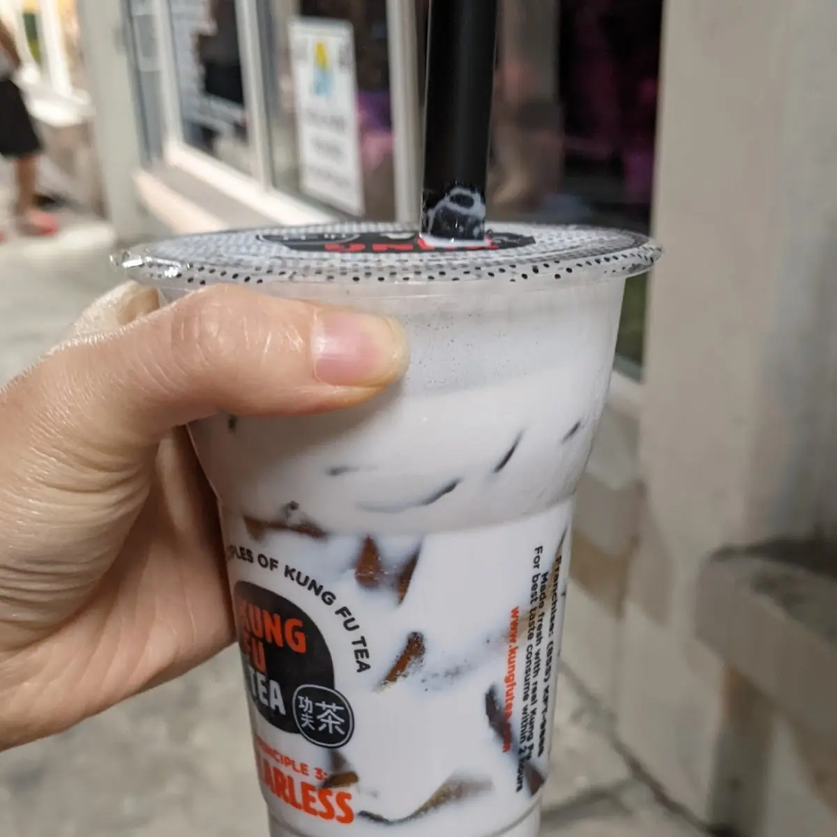 Taro Matcha Milk Tea