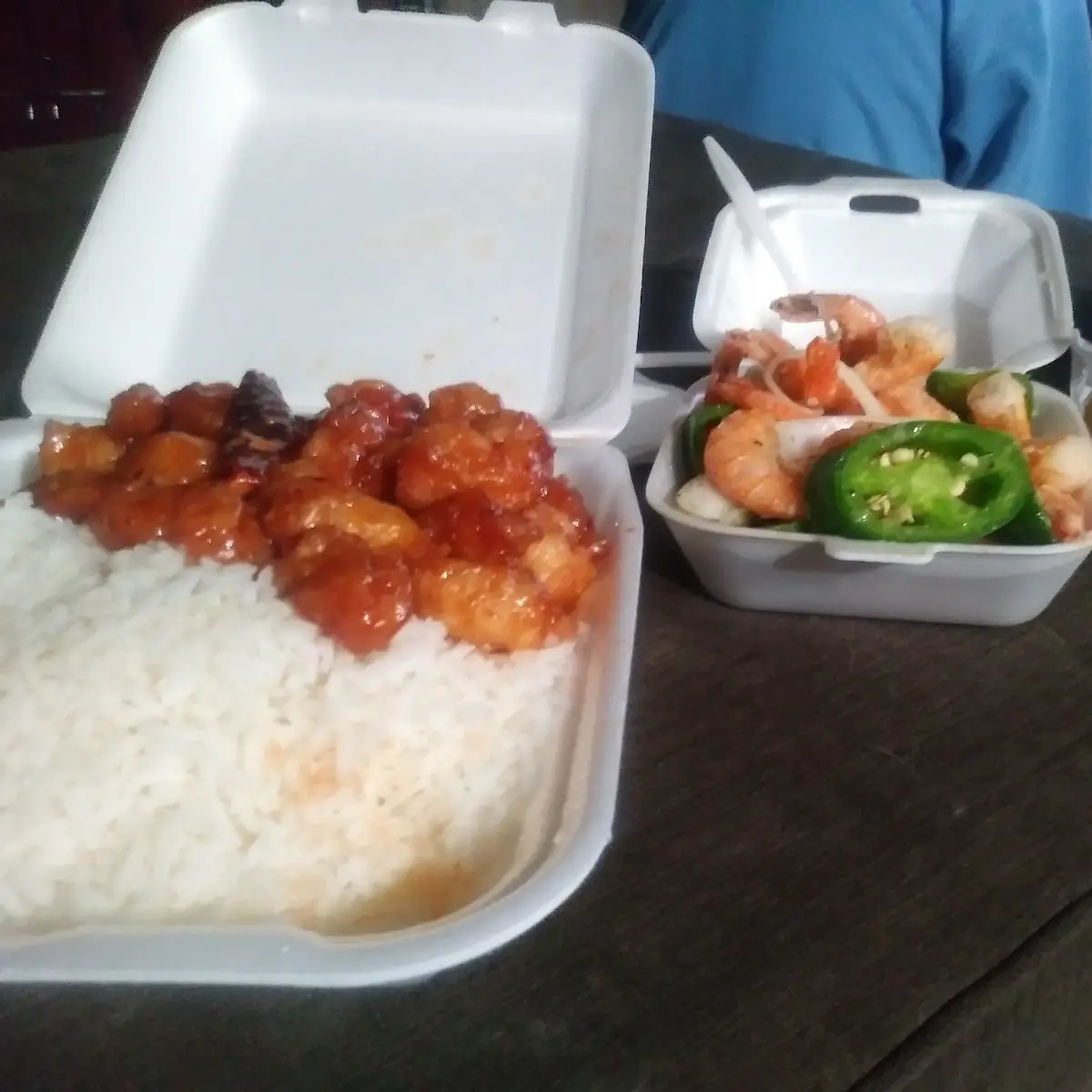 Orange Chicken with White Rice