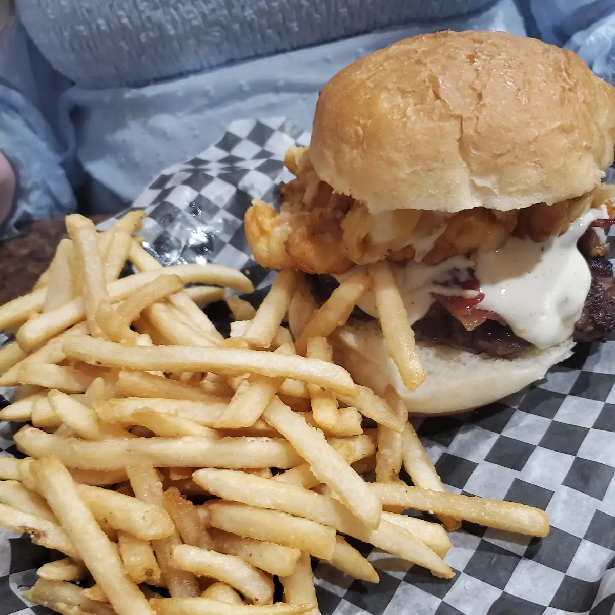 Burger with Fries
