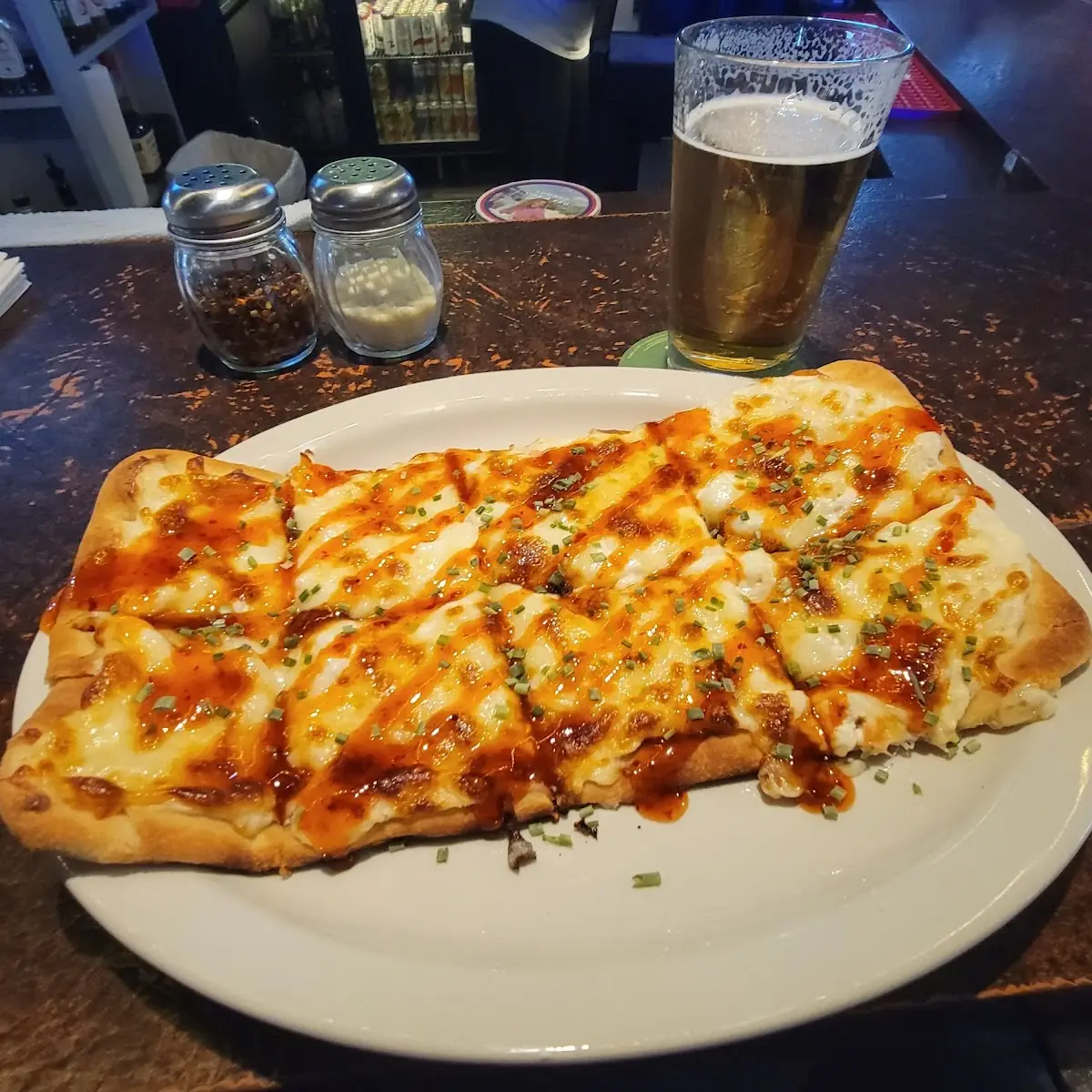 Crab Rangoon Flatbread Pizza