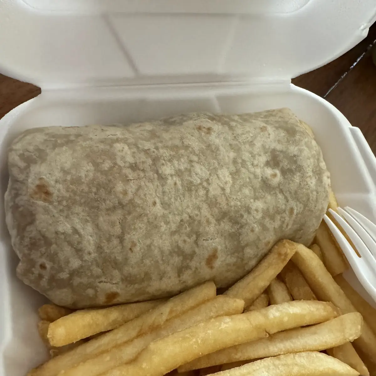 Chile Verde Burrito Combo