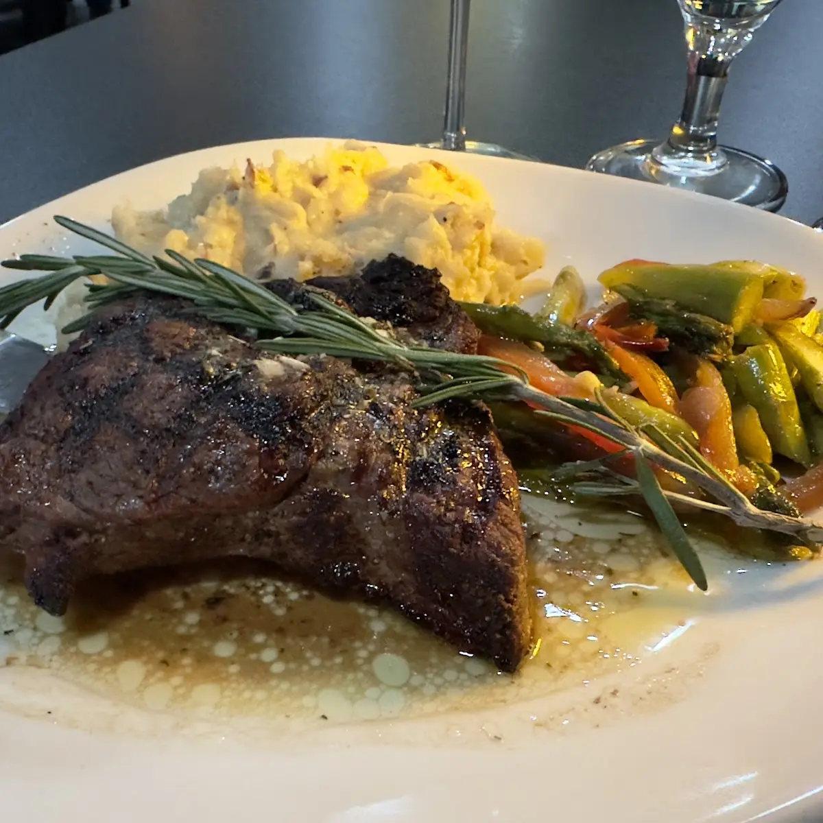 Steak and Mashed Potatoes