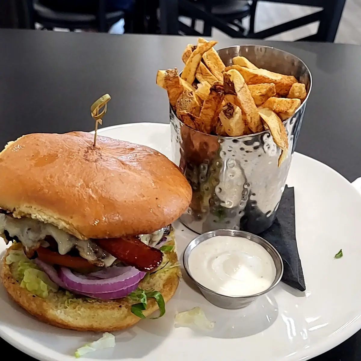 Tri-Blend Bacon Cheddar Burger