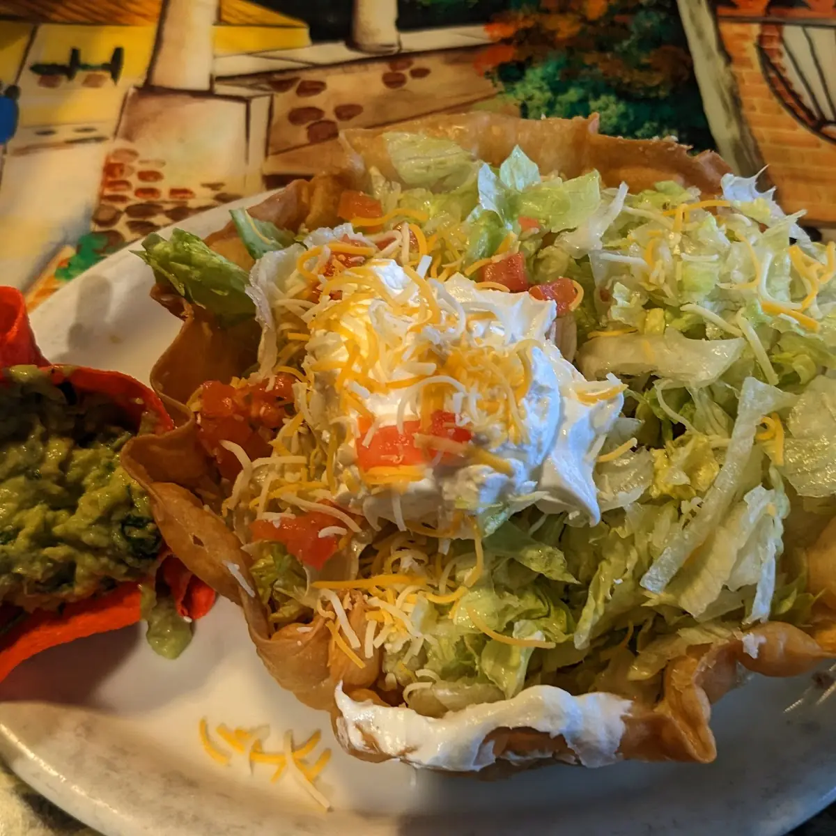 Shredded Beef Taco Salad