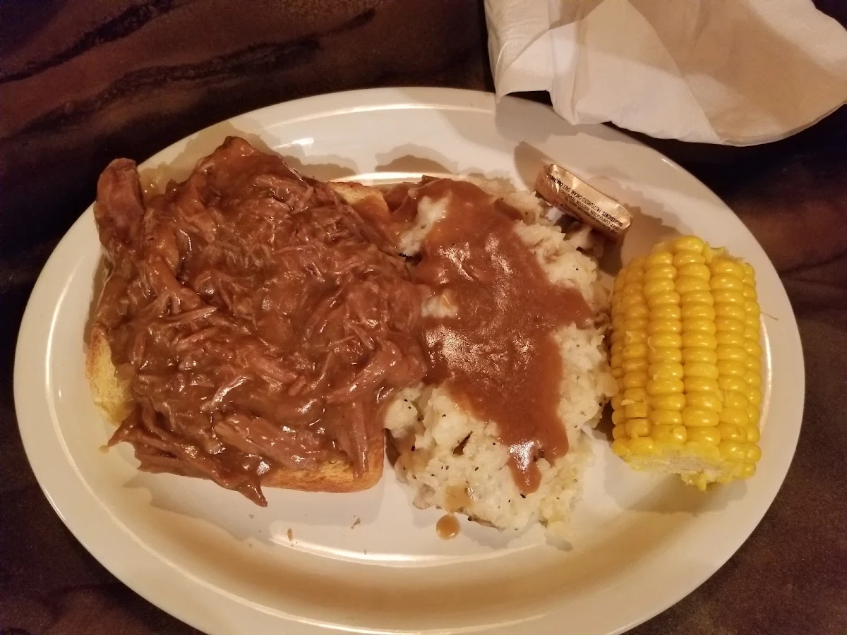 Open Brisket on Toast